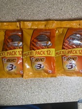 3 Packs of 12 BIC 3 Sensitive