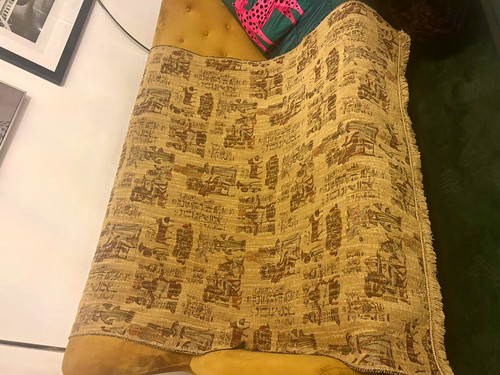 Vintage egyptian tapestry - egyptian,