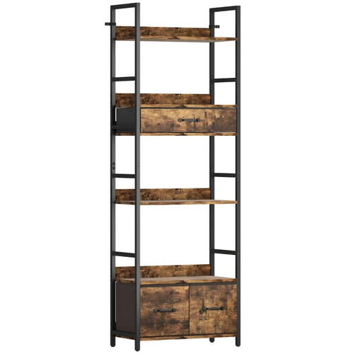 Industrial bookshelf with - industrial, 4