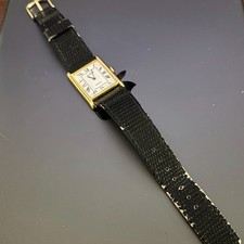 Vtg Pulsar Tank Watch Gold