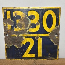 Vintage Enamel Railway Sign -