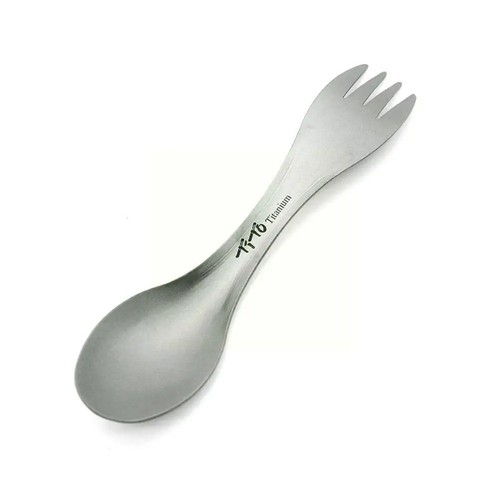 Titanium spork spoon - in,
