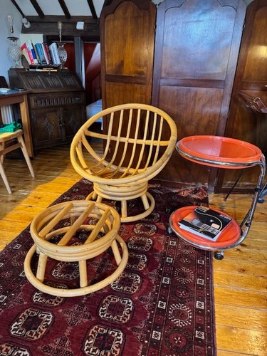 Swivel egg armchair - swivel, and