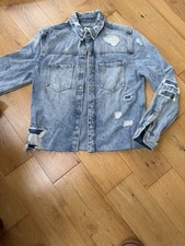 Zara Men's Denim Shirt Jacket