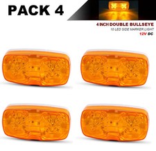 4x 4" Inch Amber LED Camper RV