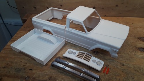 Printed car 1963 - 3d, rc