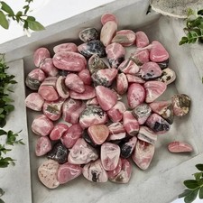 Rhodochrosite Mini Tumble Stone Chip: Emotional Support Gem