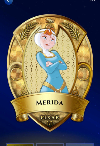 Topps disney collect merida - disney,