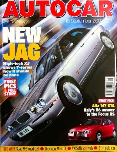 Autocar magazine sep - magazine, 18-sep-02