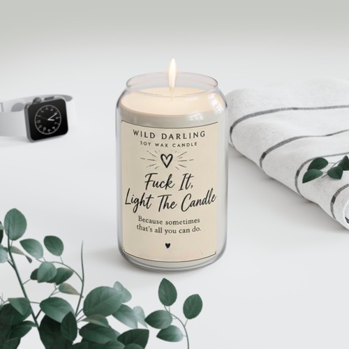 Light the candle soy - the,