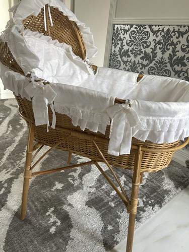 Wicker crib moses basket - moses,