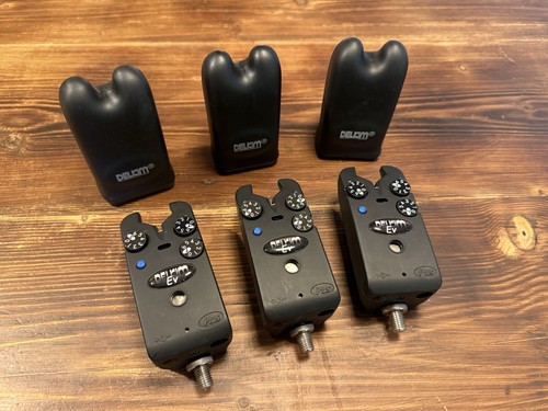 Delkim bite alarms blue x3 - ev,