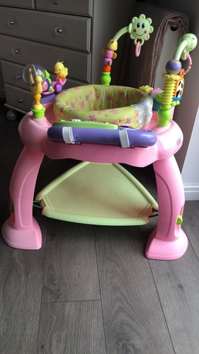 Pink baby jumperoo