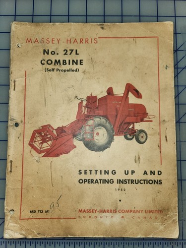 1952 massey harris 27l - 1952,