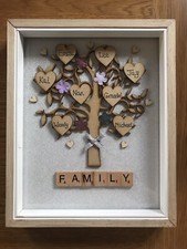 Personalised wooden family - personalised,