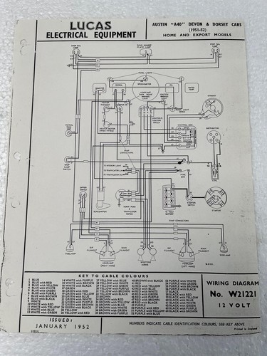 Lucas wiring diagram - wiring,