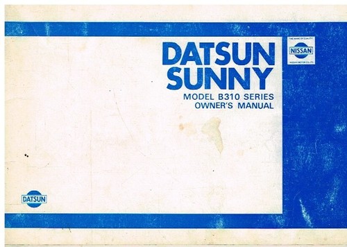 Datsun sunny 1 4 - &, (b310
