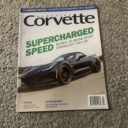 Corvette magazine july 2024 - corvette,