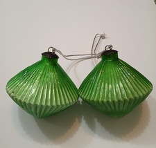 Kugel green glass bauble - green,