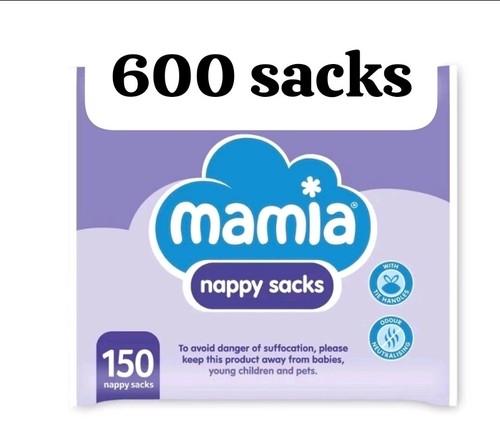 4x150 mamia nappy sacks - 4x150,