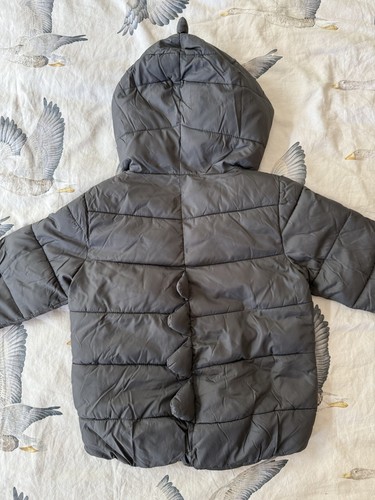 Zara baby grey hooded puffer - zara,