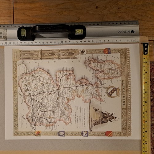 Vintage county map - vintage,