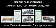 LAMBERT & BUTLER - MOTOR CARS