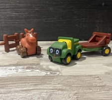 TOMY/ERTL Johnny Tractor Allie Gator & Horse John Deere toddler toy VGC