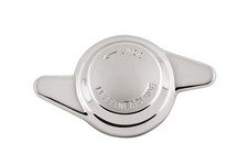 Plain Jaguar Chrome RH Spinner