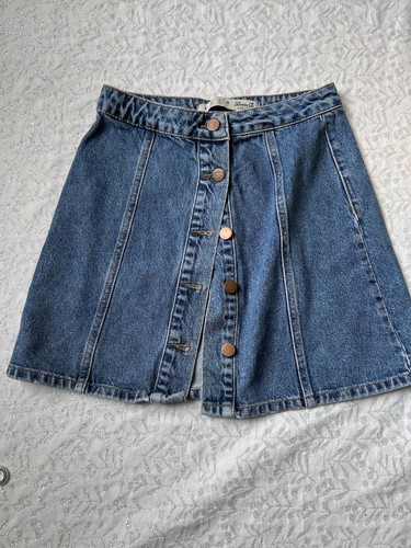 Denim skirt - denim,