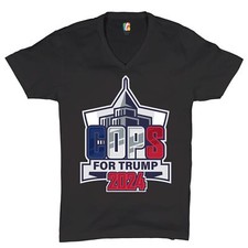 Cops for Trump V-Neck T-shirt