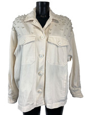 ZARA COAT JACKET SMALL CREAM
