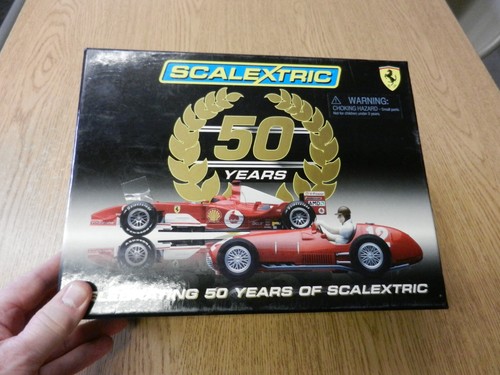 Nib scalextric slot car 50th - nib,