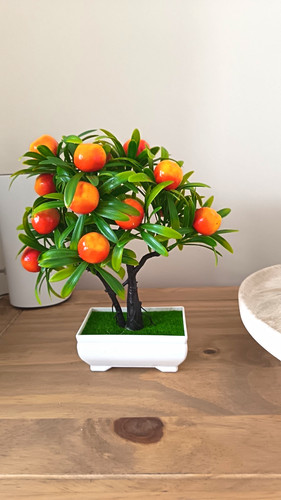 Artificial orange tree - orange, bonsai