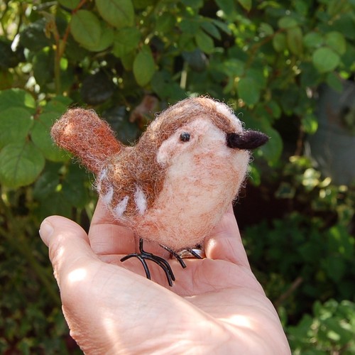 Handmade needle felted - felted,