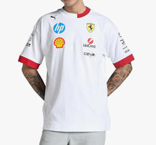 Ferrari Drivers T Shirt, 2025, OVERSIZE BAGGY FIT, Official Merchandise