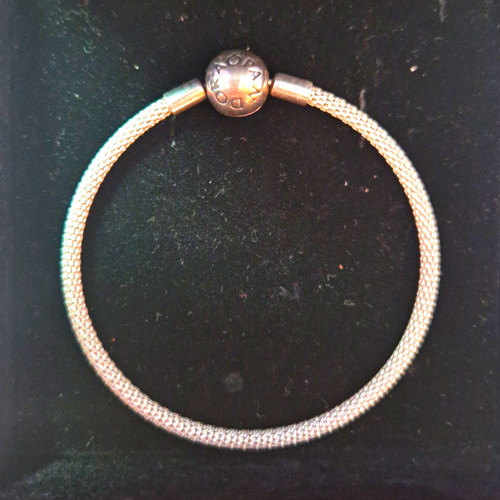 Pandora silver mesh bracelet - ,