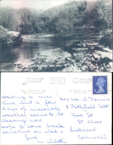 River and bridge - , in