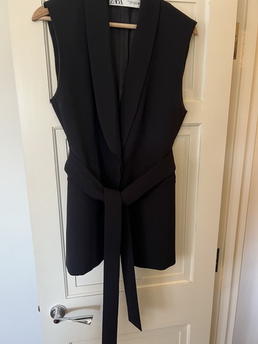 Zara black sleeveless - sleeveless, jacket