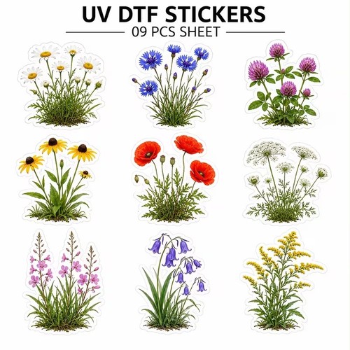 Flowe plants dtf - 9x,