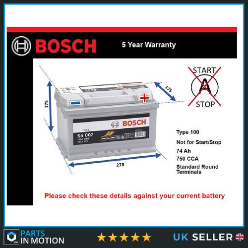 Battery fits lotus evora - battery,