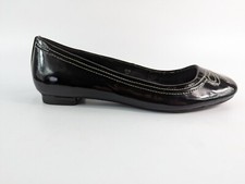 M & S Footglove Black Patent