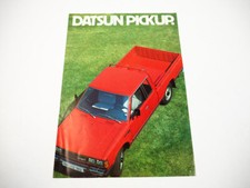 1981 Datsun Pickup Diesel Petrol Brochure