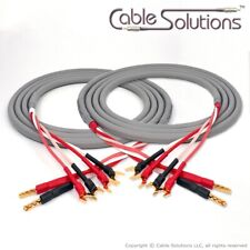 Canare 4S11 Star Quad Bi-Wire Speaker Cables Custom Hand-Made in USA 3m