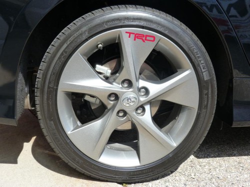Toyota trd wheel - trd, sticker