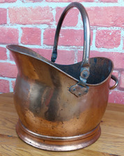 Vintage Coal Scuttle Bucket