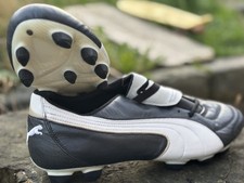 Men's Puma King Exec Football Soccer Boots Firm Ground FG Moulded Studs UK 12 #E