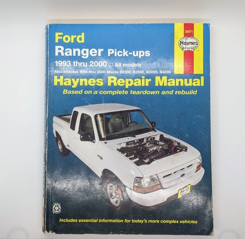 Haynes repair manual ford - manual,