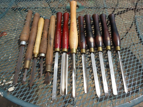 Wood turning chisels record - wood, chisels: