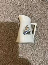 antique vintage china milk jug royal queen victoria flowers pattern design